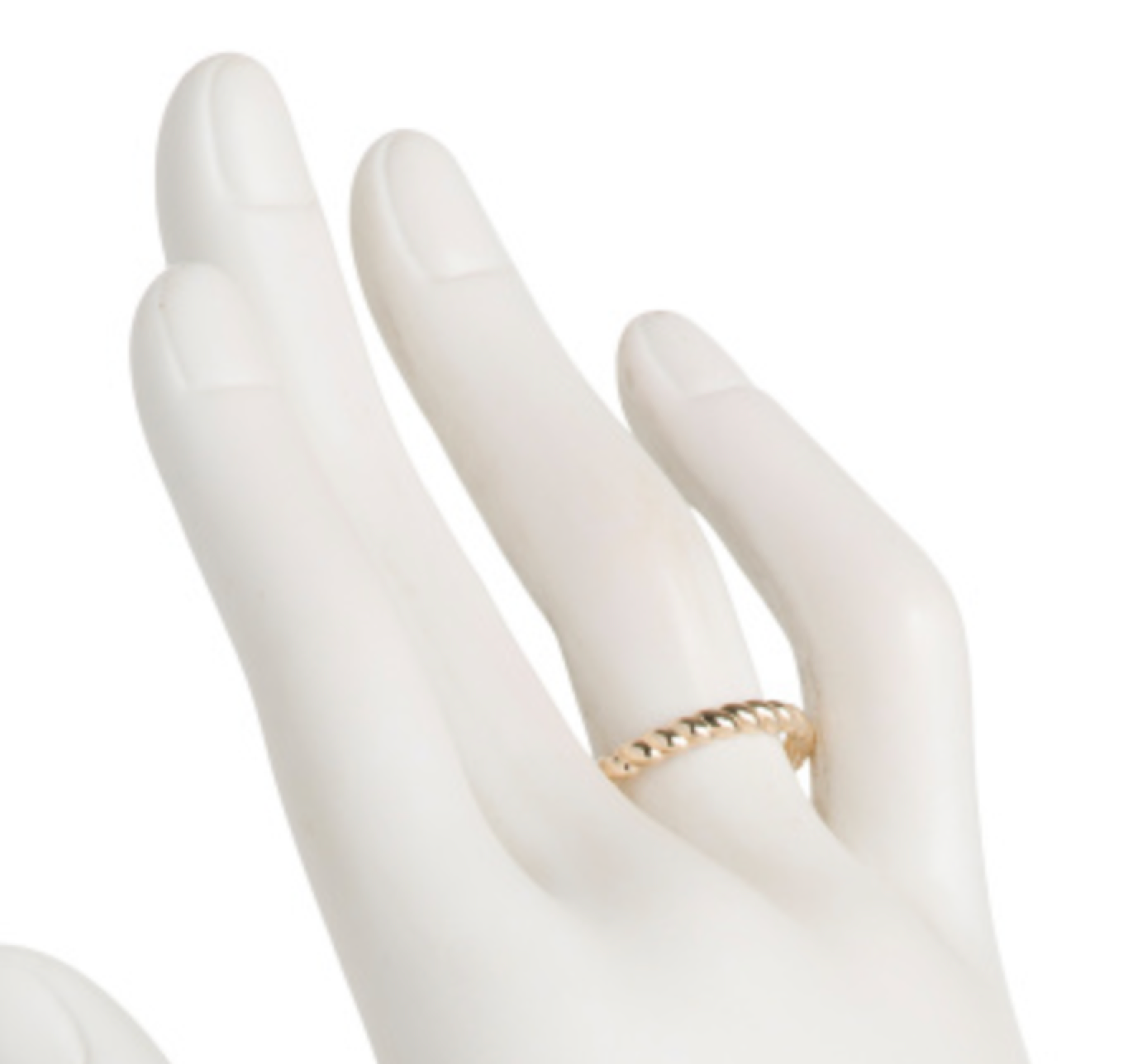 14k Gold Medium Twisted Rope Ring