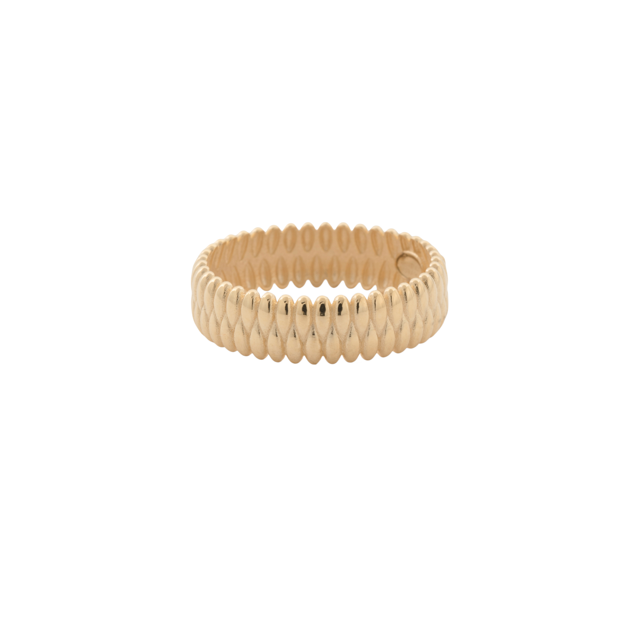 14k Gold Woven Band Ring