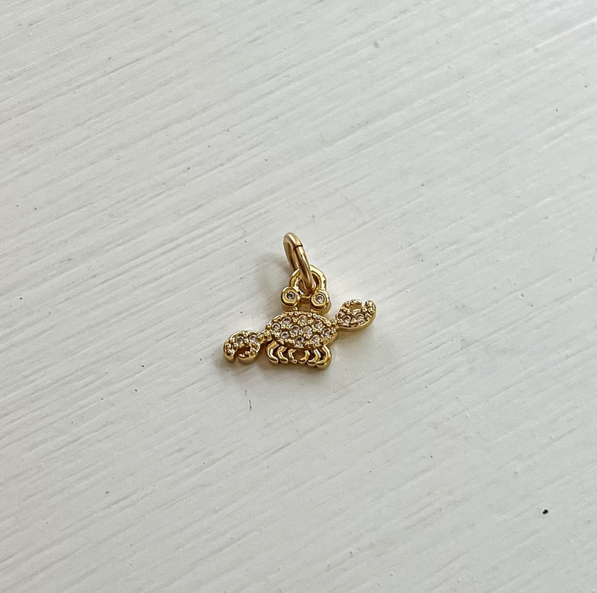 Mini Topaz Crabby Charm