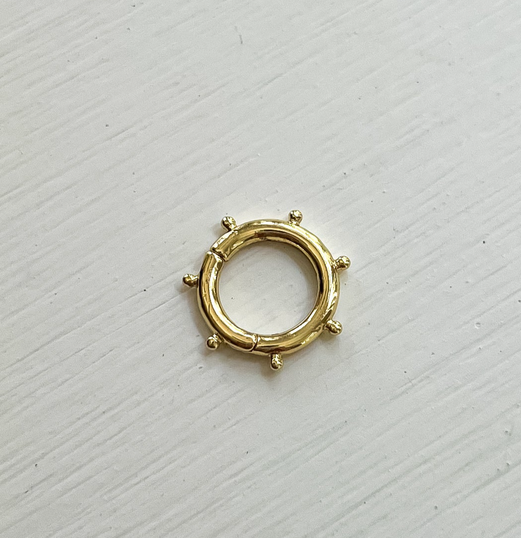 Notched Charm Holder