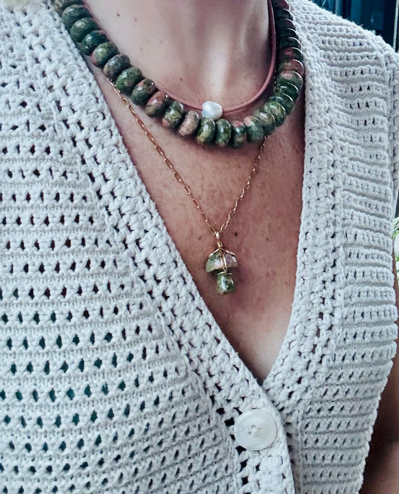 Unakite the Nations Necklace