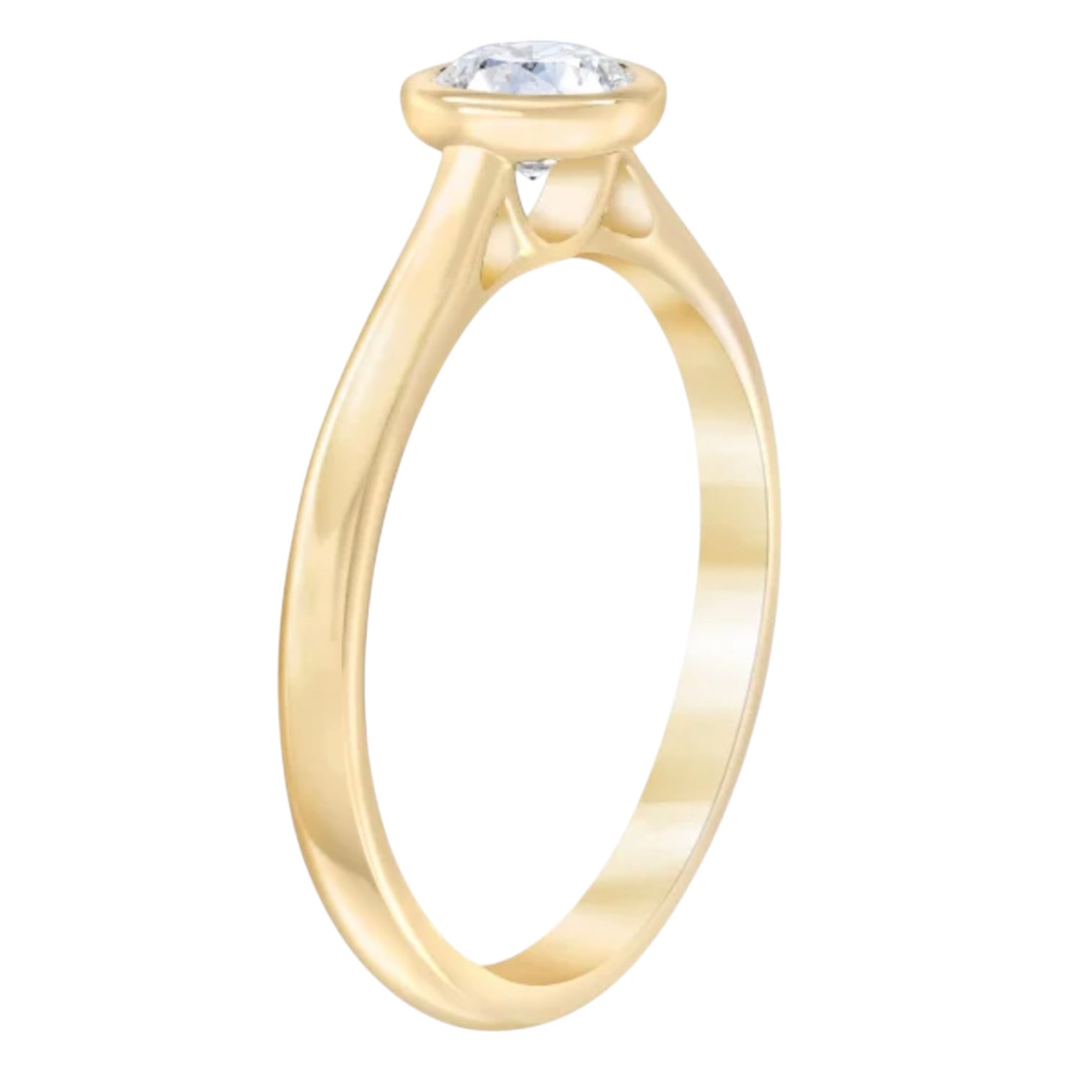 18k Gold Bezel set Diamond Ring