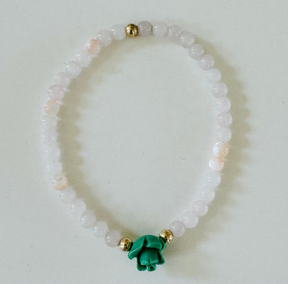 Rosebud Beaded Bracelet