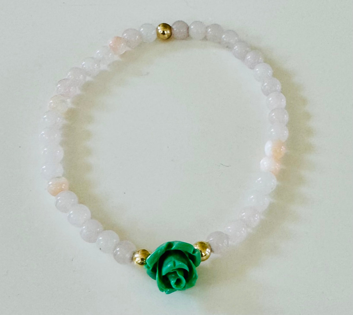 Rosebud Beaded Bracelet