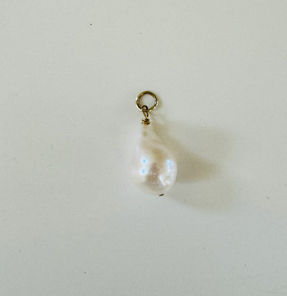 Baroque Pearl Charm