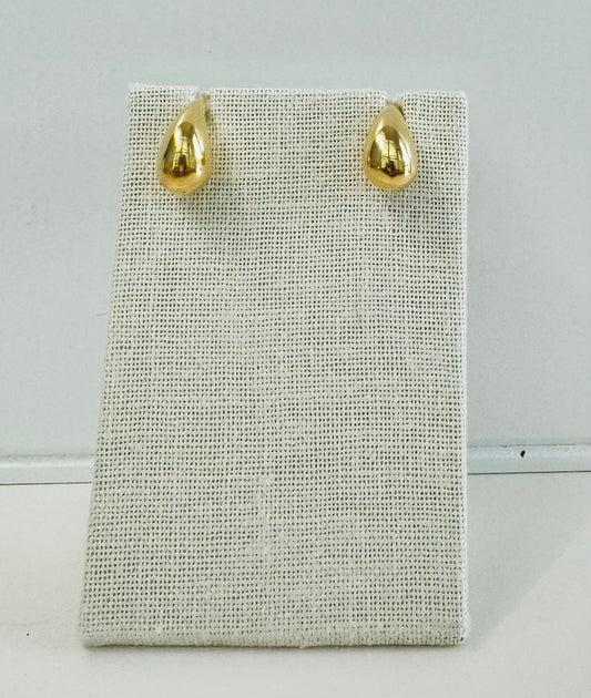 14k Gold Teardrop Earring