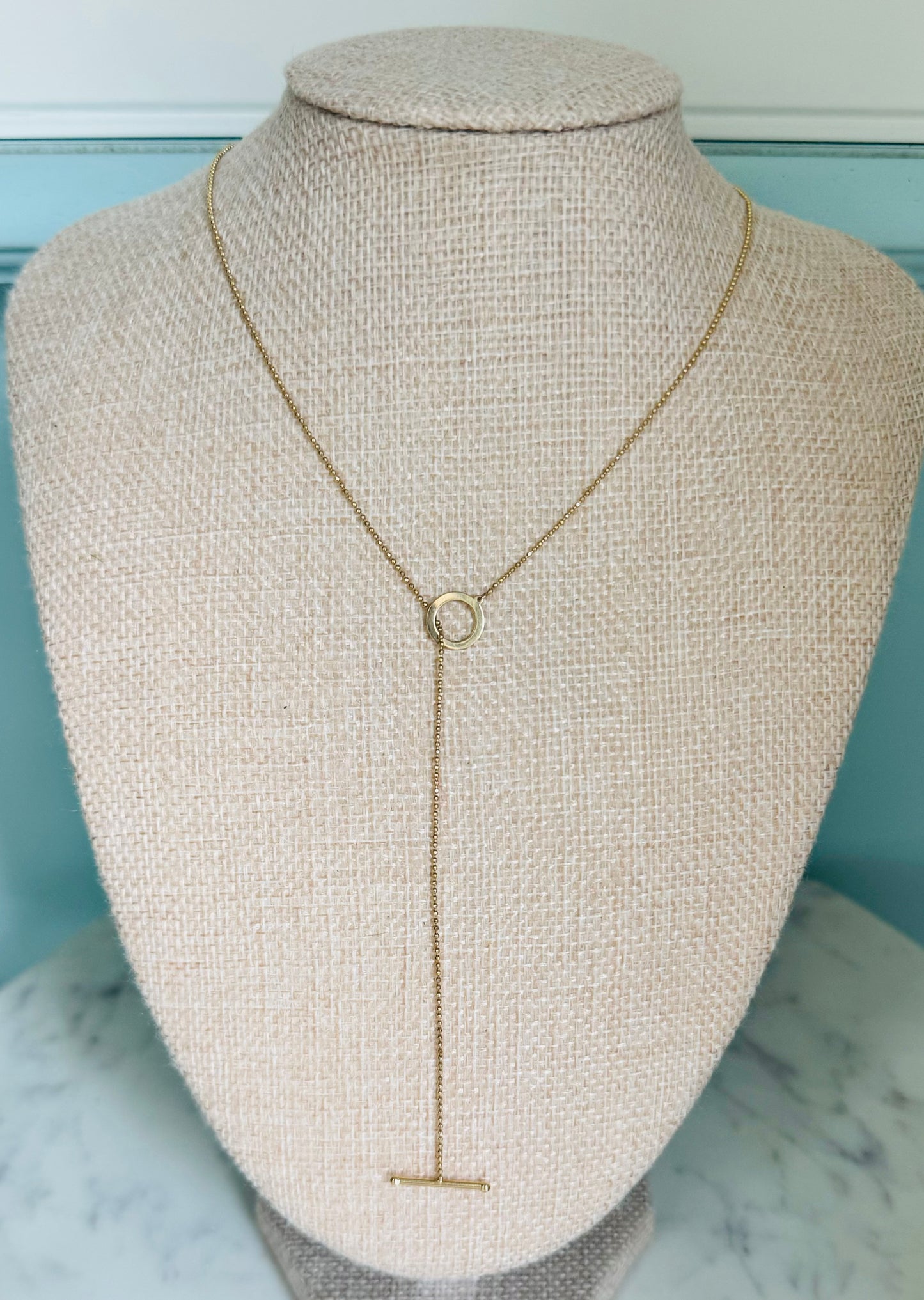 14k gold Life Saver Necklace