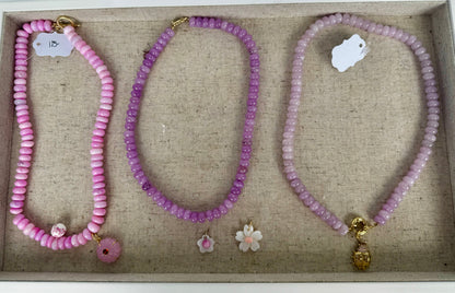 Natural Gemstone Candy Necklace