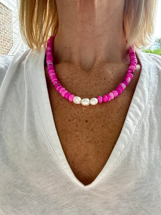 The Elle Woods Beaded Necklace