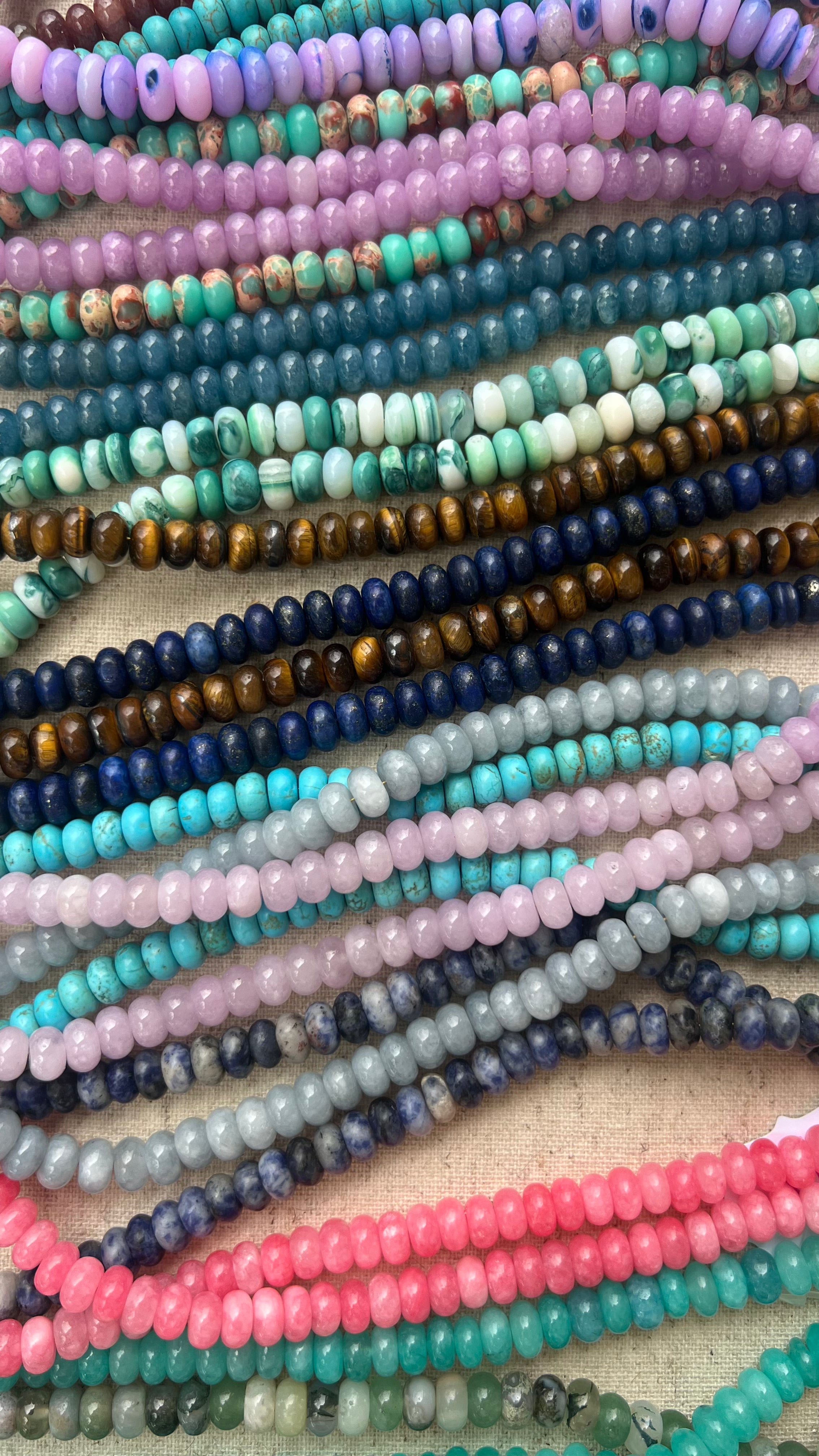 Custom Gold Plated Sailor Clasp Necklace (pick your stone)