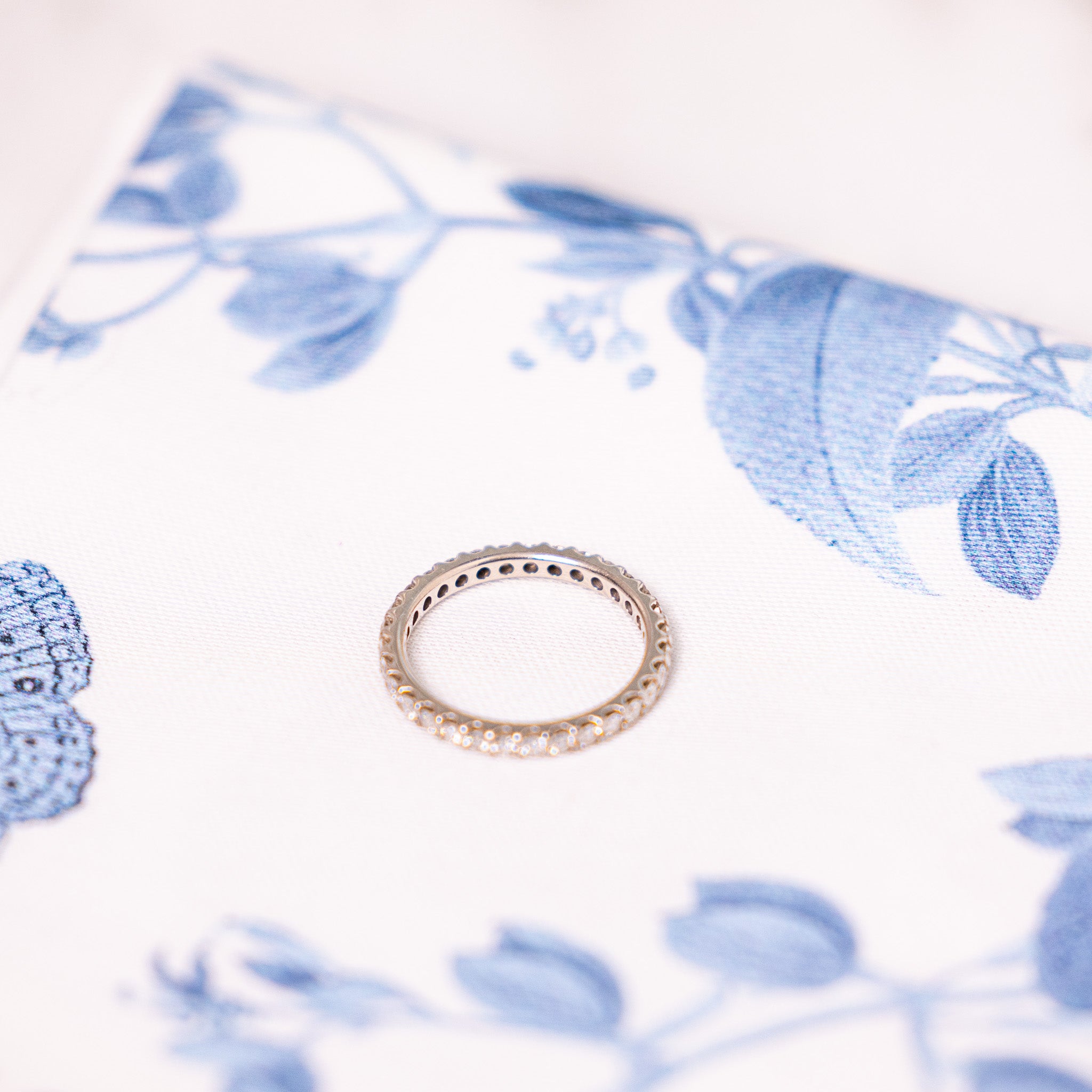 Platinum Diamond Eternity Band