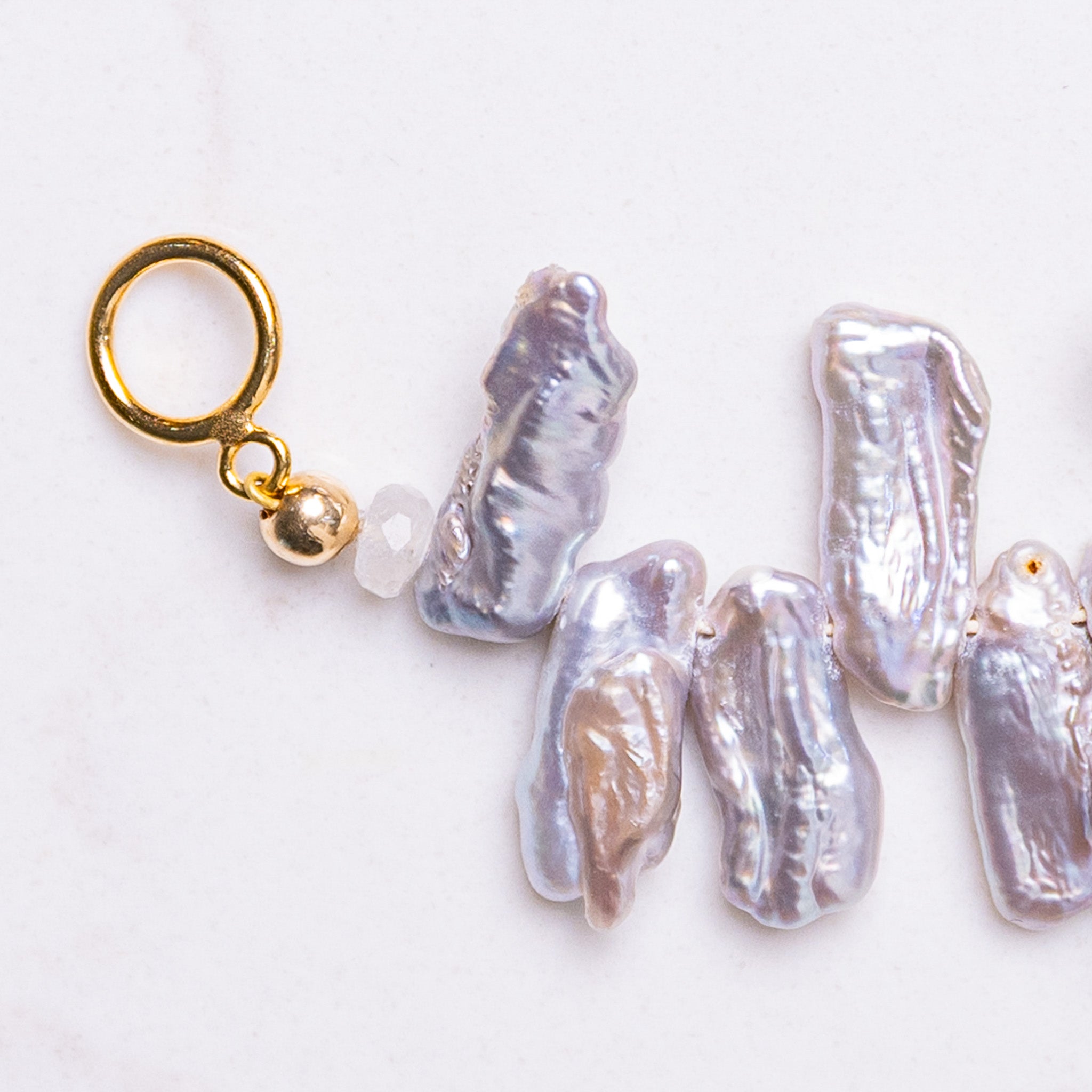 14k Gold Keshi Pearl Bracelet