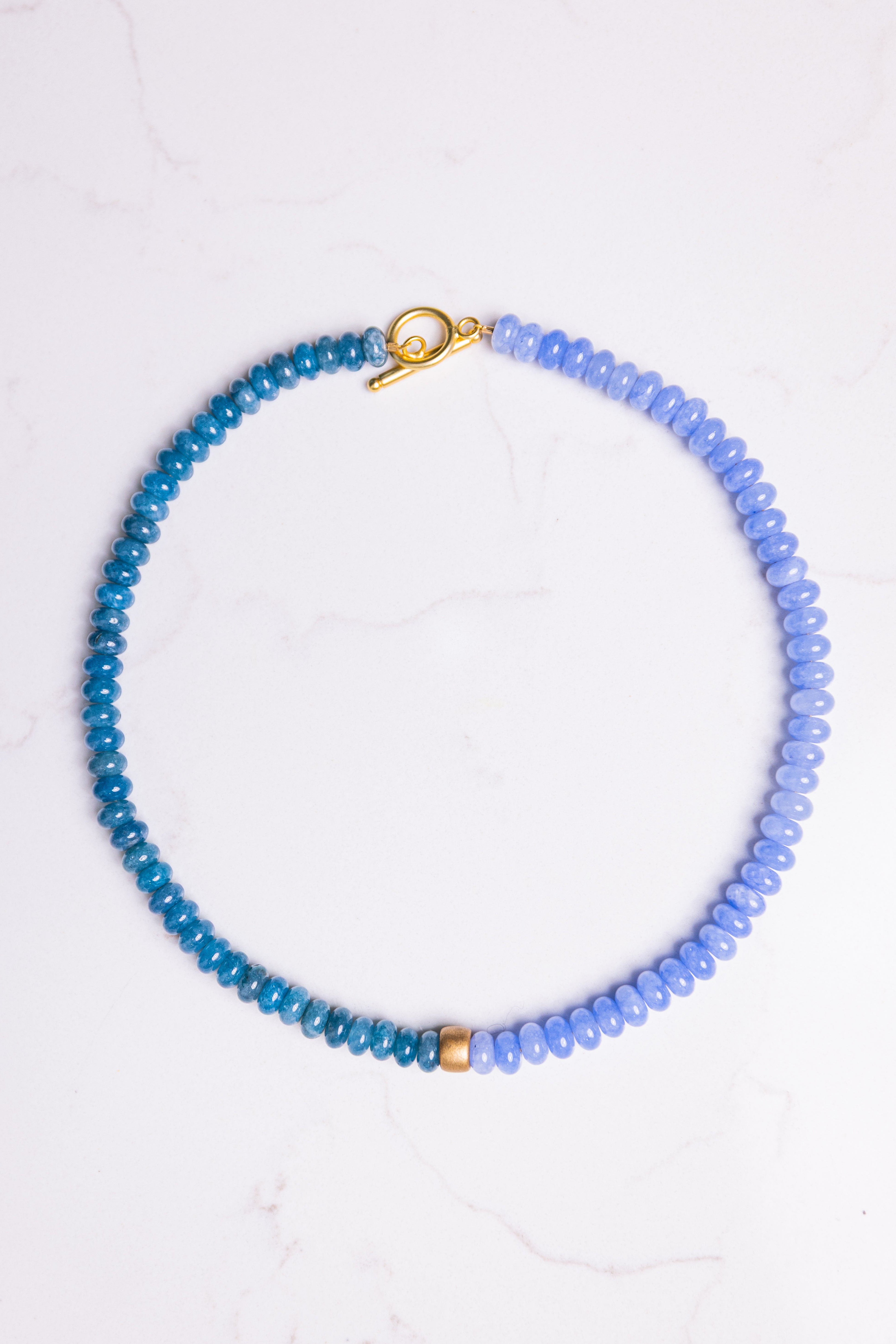Blue Lagoon Beaded Necklace